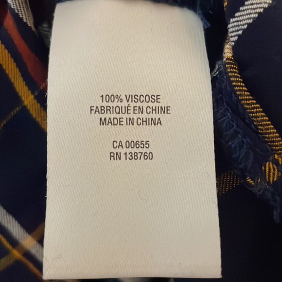 Reitmans - Plaid Shirt Dress with Front Tie
Color: Verona Blue - Picture 7 of 7